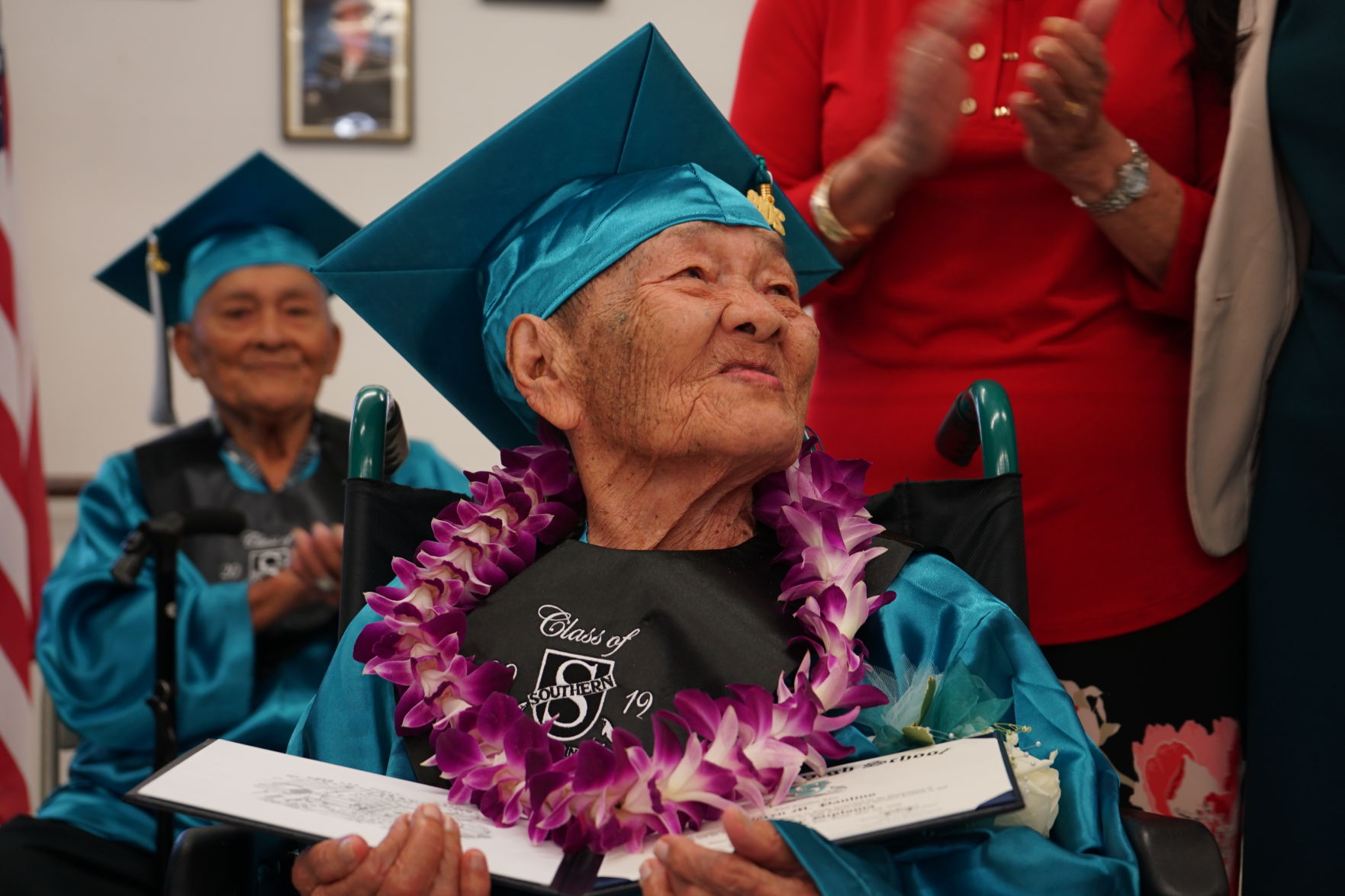 Guam in Photos 2019 - May - Four senior citizens receive their high school diplomas